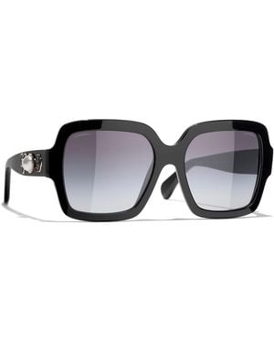 CHANEL Sunglass Square Sunglasses Ch5479 - Black