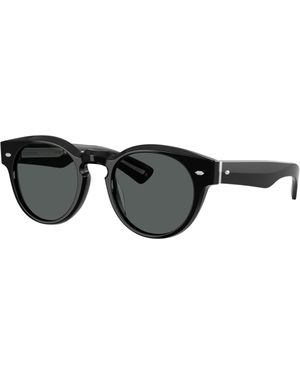Oliver Peoples Sunglass Ov5571su Hayton 18k - Black