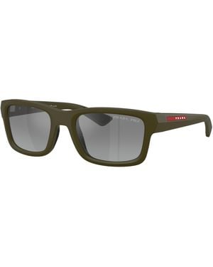 Prada Linea Rossa Sunglass Ps B10s - Black