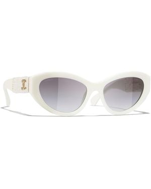 CHANEL Sunglass Cat Eye Sunglasses Ch5513 - Black