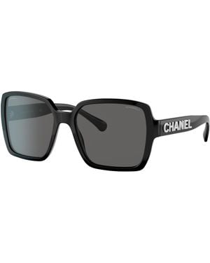 CHANEL Sunglass Square Sunglasses Ch5408 - Black