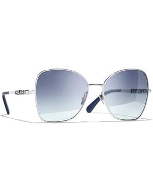CHANEL Sunglass Butterfly Sunglasses Ch4283 Ch4283 - Black