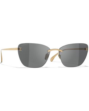 CHANEL Sunglass Cat Eye Sunglasses Ch4286t - Black