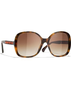 CHANEL Sunglass Square Sunglasses Ch5470q - Black