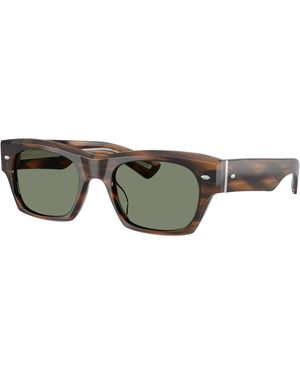 Oliver Peoples Sunglass Ov5514su Kasdan 18k - Black