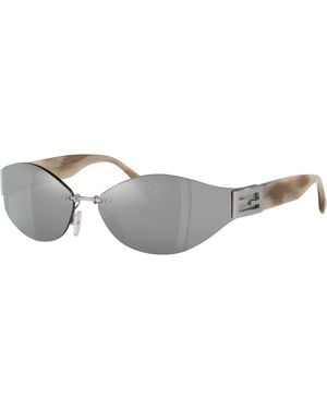 Fendi Sunglass Baguette Fe40159u - Black