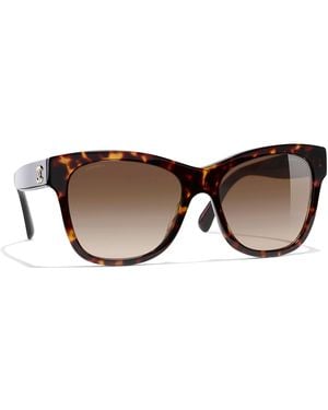 CHANEL Sunglass Square Sunglasses Ch5380 - Black