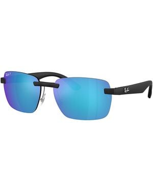 Ray-Ban Sunglass Rb4470 Polarized+ Lenses - Black