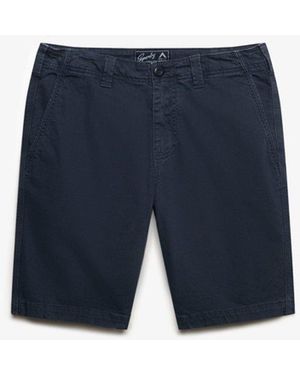Superdry & Co Utility Chino Shorts - Blue