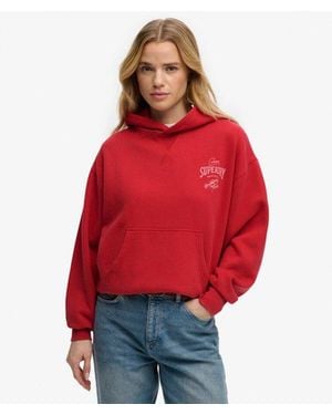 Superdry Heritage Hamptons Hoodie - Red