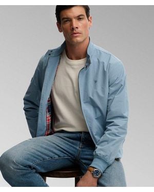Superdry & Co Classic Harrington Jacket - Blue