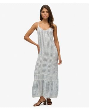 Superdry & Co Cami Maxi Dress - White