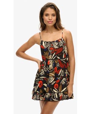 Superdry Mini Beach Cami Dress - White
