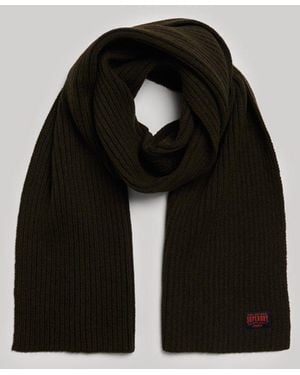 Superdry & Co Workwear Knit Scarf - Black