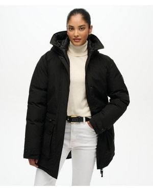 Superdry City Padded Parka Jacket - Black