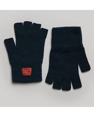 Superdry & Co Workwear Knitted Gloves - Blue