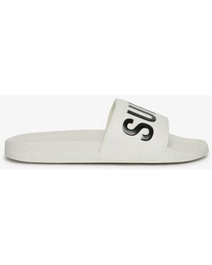 Superdry Femme Claquettes De Piscine Coupe Classique Taille - Blanc
