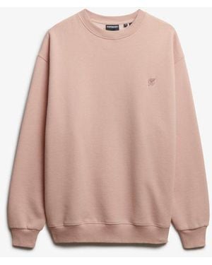 Superdry & Co Oversized Crew Sweatshirt - Pink
