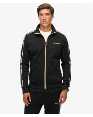 Superdry Tech Cult Loose Track Top - Black
