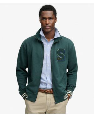 Superdry Vintage Athletic Trainingsjack - Groen