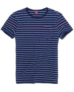 Superdry Triolore T-Shirt Whale - Blue