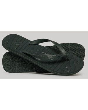 Superdry leather flip flops deals