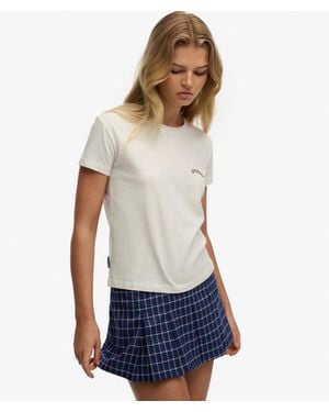 Superdry Mini Pleated Skort - Blue