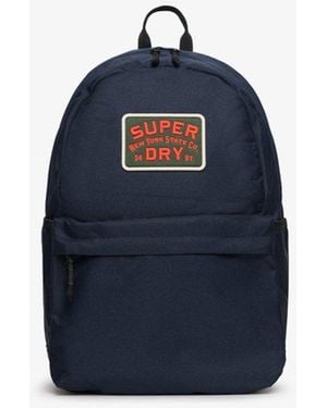 Superdry Femme Sac À Dos Montana Classic Patch Taille: 1Taille - Bleu