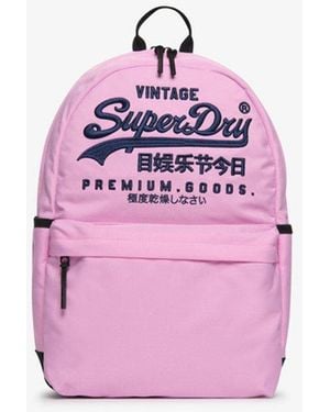 Superdry Heritage Montana Rugzak - Roze
