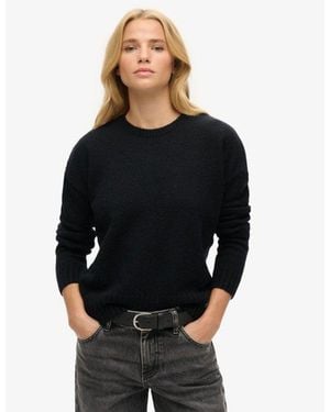 Superdry & Co Essential Crew Neck Sweater - Black