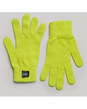 Superdry & Co Classic Knitted Gloves - Yellow