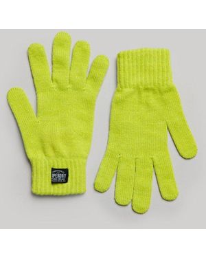 Superdry & Co Classic Knitted Gloves - Yellow