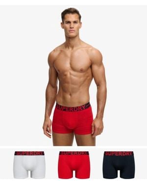 Superdry & Co Trunk Triple Pack - Red
