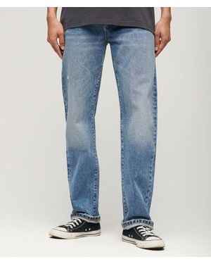 Superdry & Co Organic Cotton Straight Jeans - Blue