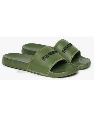Superdry & Co Tarp Core Sliders - Green