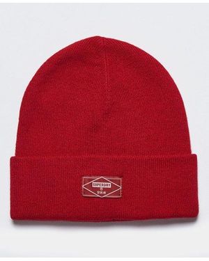 Superdry Worker Beanie Hike - Red