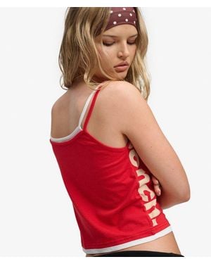 Superdry Bench X & Co Bench Fitted Cami Layer Vest - Red