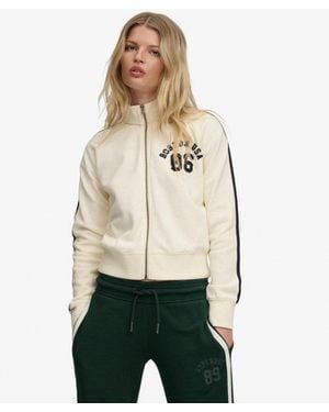 Superdry & Co Athletic Applique Track Top - Natural