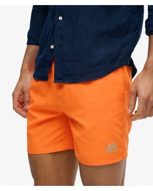Superdry & Co Essential 16-inch Swim Shorts - Orange