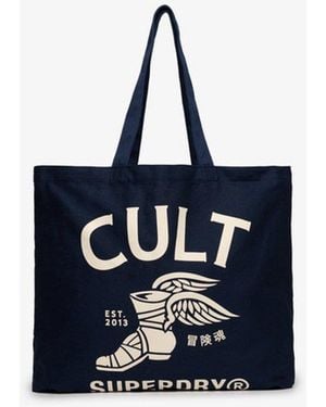 Superdry & Co Cult & Co Tote Bag - Blue