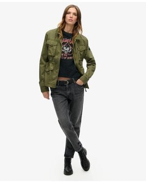 Superdry Motörhead X Cap Sleeve Band T-shirt - Green