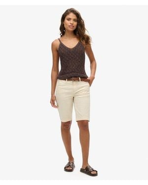 Superdry & Co Chino City Shorts - Natural
