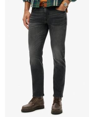 Superdry & Co Organic Cotton Vintage Slim Straight Jeans - Black
