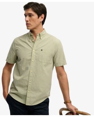 Superdry & Co Preppy Poplin Short Sleeve Shirt - Green
