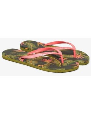 Superdry Printed Flip Flops - White