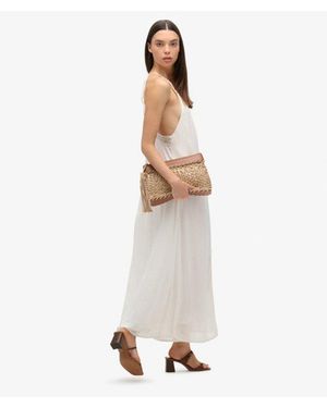 Superdry Lace Detail Ibiza Cami Maxi Dress - White