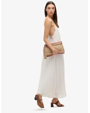 Superdry Lace Detail Ibiza Cami Maxi Dress - White