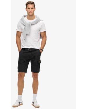 Superdry & Co Classic Parachute Cargo Shorts - White