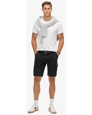 Superdry & Co Classic Parachute Cargo Shorts - White