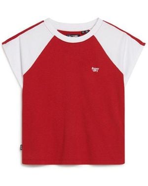 Superdry Essential Logo Retro T-shirt - Red